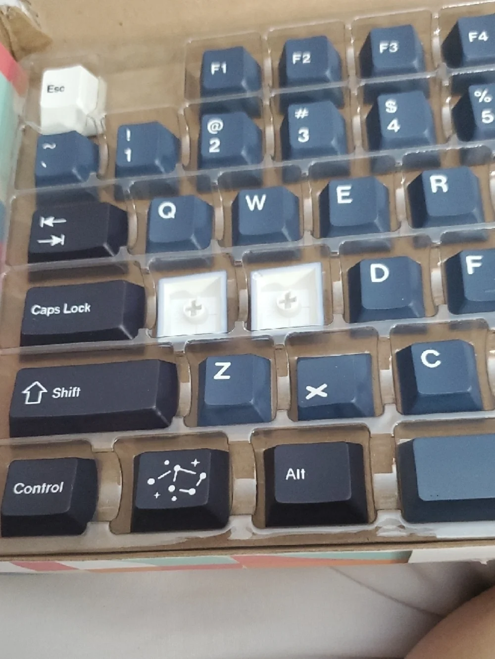 Color Keycap Set - Multicolor - Keycaps Are Blue